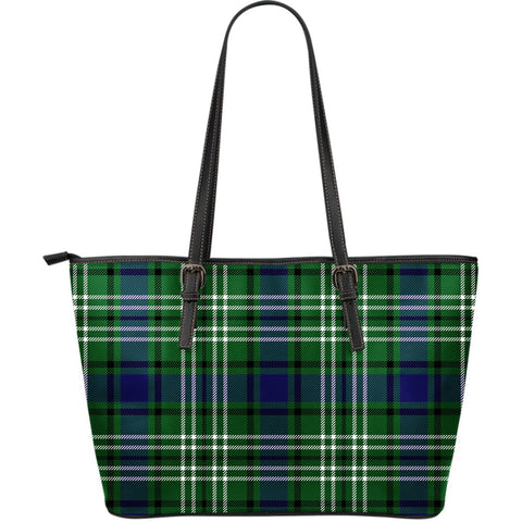 BLYTH / TWEESIDE DISTRICT TARTAN LARGE LEATHER TOTE