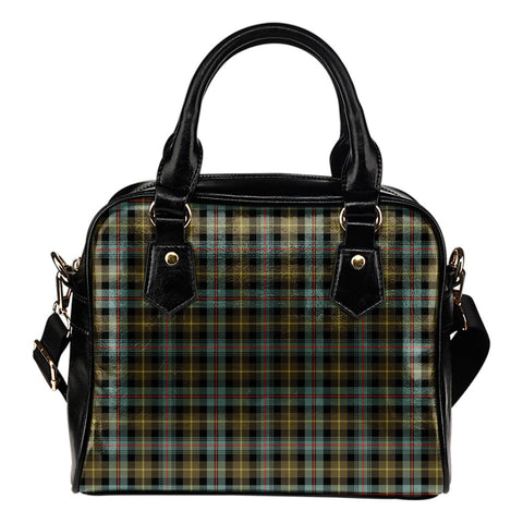 FARQUHARSON WEATHERED TARTAN SHOULDER HANDBAG