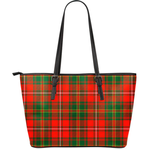 HAY MODERN TARTAN SMALL LEATHER TOTE