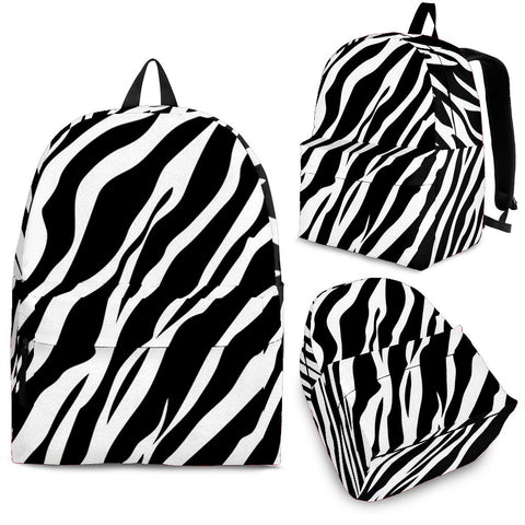 ZEBRA PATTERN BACKPACK