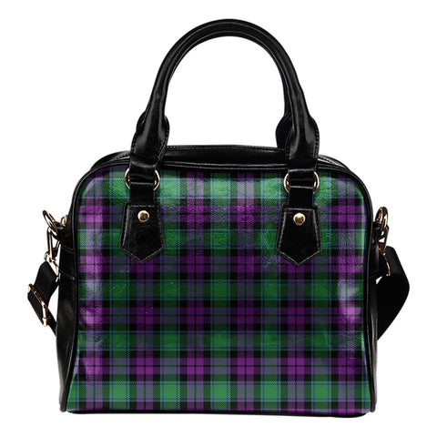 MACARTHUR-MILTON TARTAN SHOULDER HANDBAG