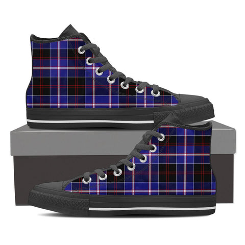 DUNLOP MODERN TARTAN CANVAS SHOES