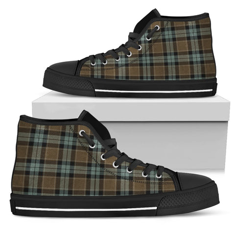 GRAHAM OF MENTEITH WEATHERED TARTAN CANVAS SHOES