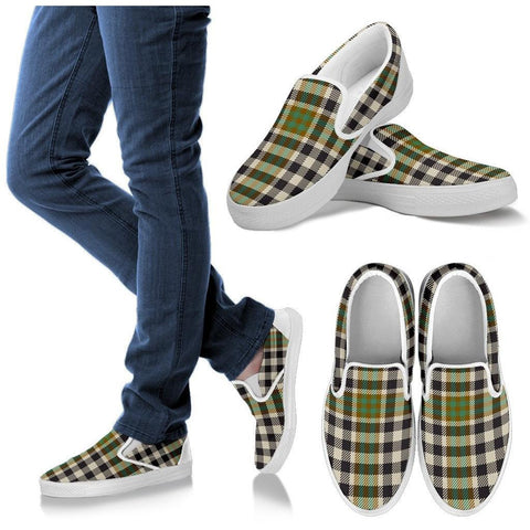 BURNS CHECK TARTAN SLIP ONS