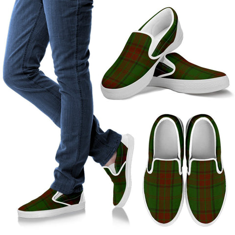 MAXWELL HUNTING TARTAN SLIP ONS