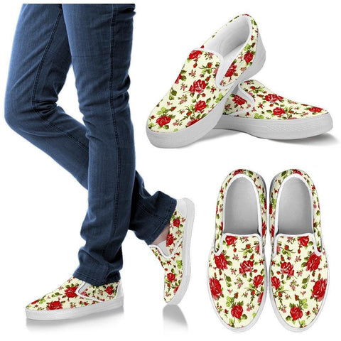 ROSES PATTERN SHOES
