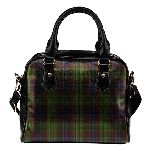 CUNNINGHAM HUNTING MODERN TARTAN SHOULDER HANDBAG