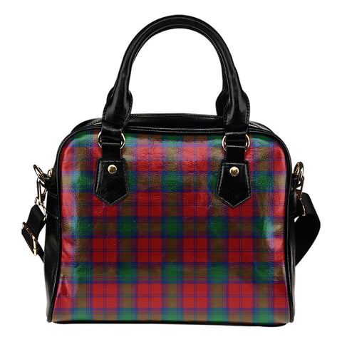 LINDSAY MODERN TARTAN SHOULDER HANDBAG