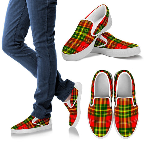 LEASK TARTAN SLIP ONS