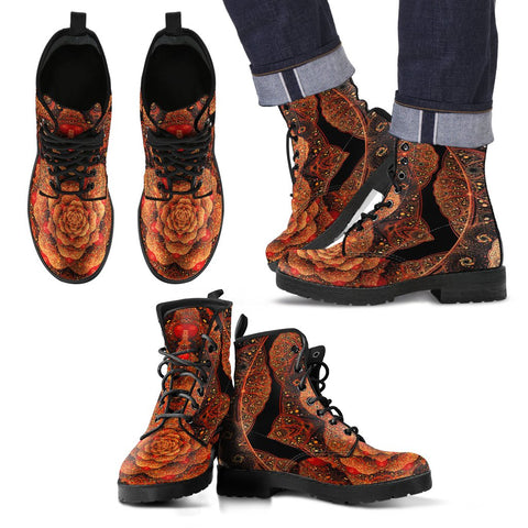 PATTERN LEATHER BOOTS 001