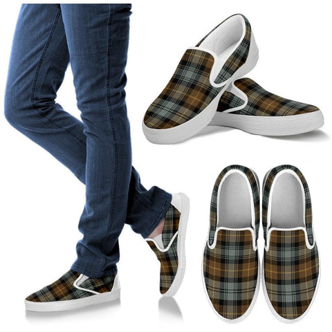 GORDON WEATHERED TARTAN SLIP ONS