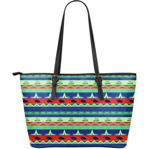 ICELAND LARGE LEATHER TOTE BAG 001