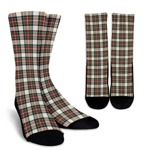 STEWART DRESS ANCIENT TARTAN CREW SOCKS