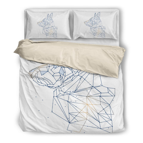 DOG BEDDING SET N4 - WHITE