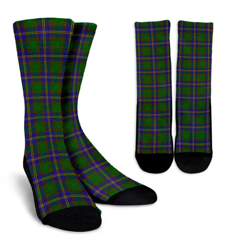 STRANGE OF BALLKASKIE TARTAN CREW SOCKS