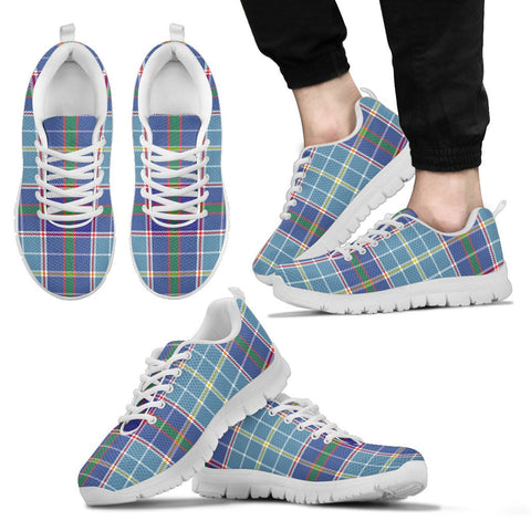TEXAS (BLUEBONNET) TARTAN SNEAKERS