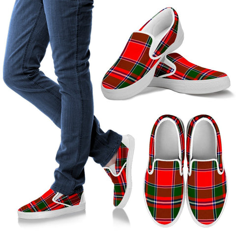SPENS MODERN TARTAN SLIP ONS