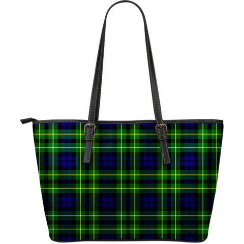 CAMPBELL OF BREADALBANE MODERN TARTAN LARGE LEATHER TOTE