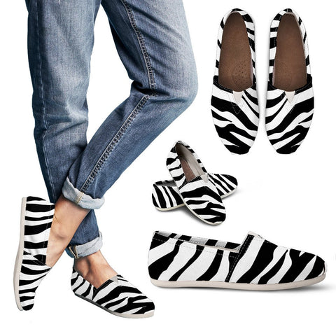 ZEBRA STRIPES CASUAL SHOES