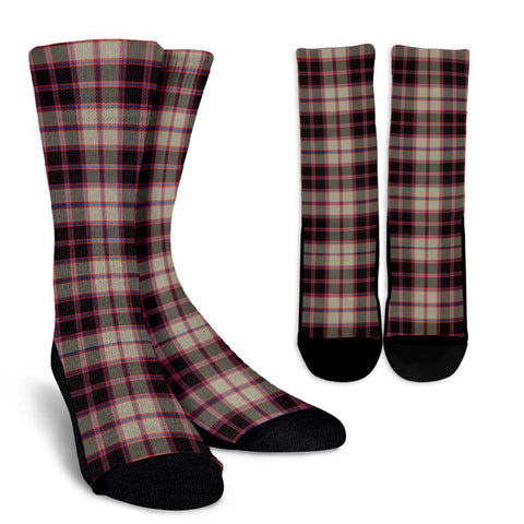 MACPHERSON HUNTING ANCIENT TARTAN CREW SOCKS