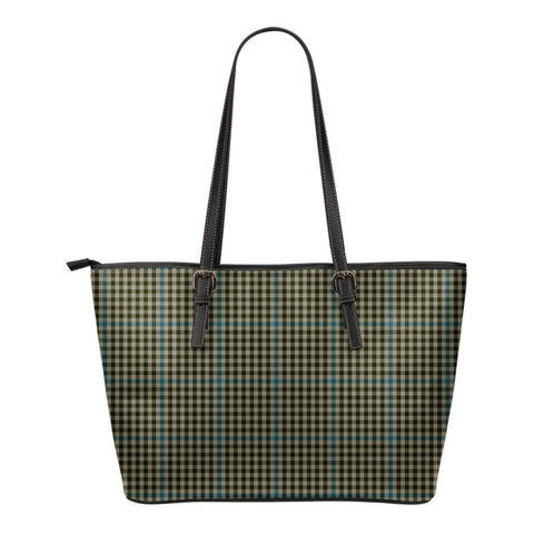 HAIG CHECK TARTAN SMALL LEATHER TOTE