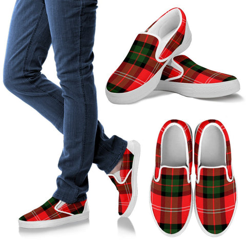 NESBITT MODERN TARTAN SLIP ONS