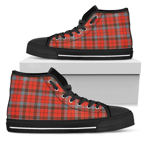 ROBERTSON WEATHERED TARTAN CANVAS SHOES