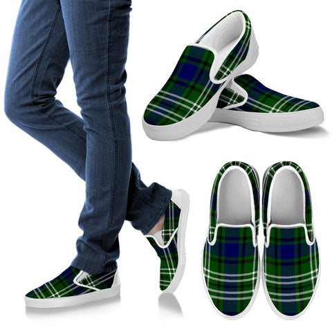 TWEEDSIDE TARTAN SLIP ONS