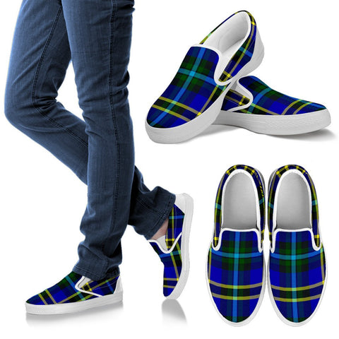 WEIR MODERN TARTAN SLIP ONS