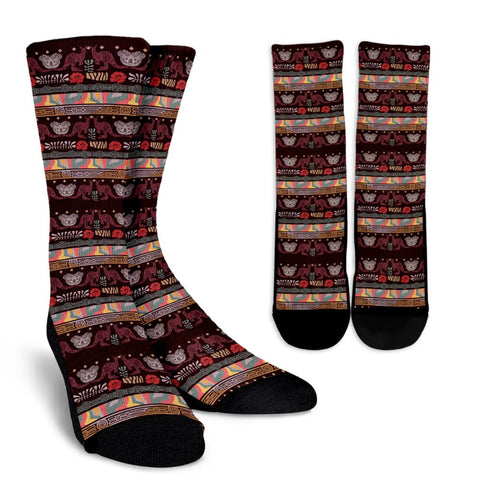 AUSTRALIA PATTERN CREW SOCKS