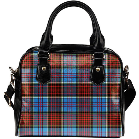 ANDERSON MODERN TARTAN SHOULDER HANDBAG