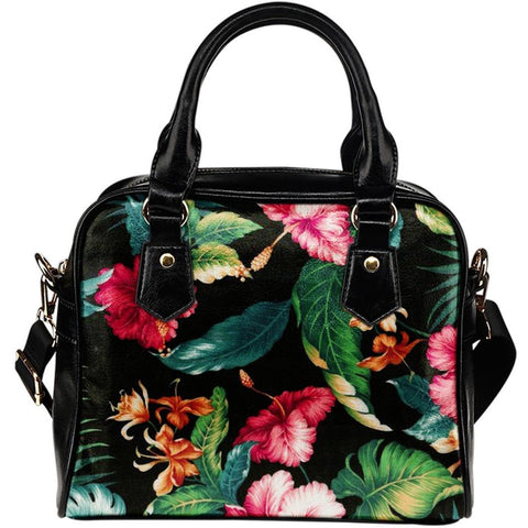 HIBISCUS SHOULDER HANDBAGS 009