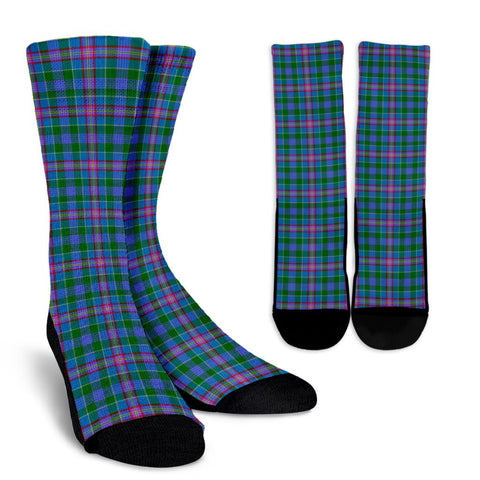 PITCAIRN HUNTING TARTAN CREW SOCKS