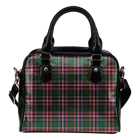 MACFARLANE HUNTING MODERN TARTAN SHOULDER HANDBAG