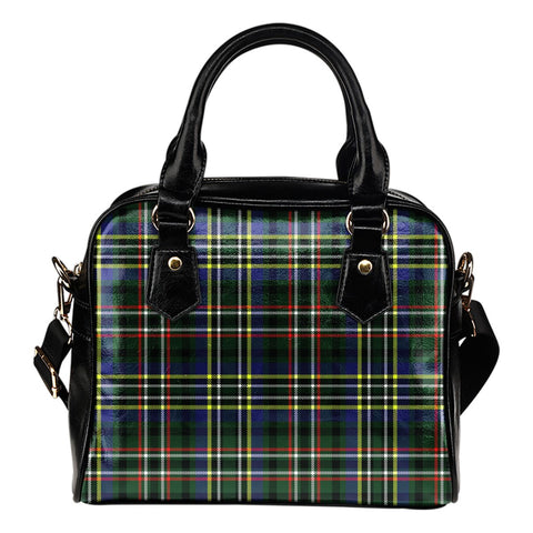 SCOTT GREEN MODERN TARTAN SHOULDER HANDBAGS