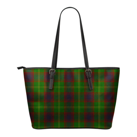 DURIE TARTAN LARGE LEATHER TOTE