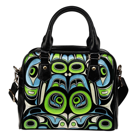 HAIDA PATTERN SHOULDER HANDBAG B1