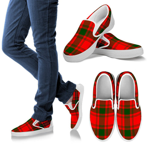 MACQUARRIE MODERN TARTAN SLIP ONS
