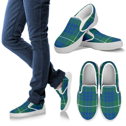HAMILTON HUNTING ANCIENT TARTAN SLIP ONS
