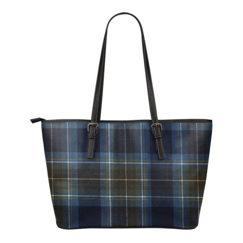 HOLYROOD TARTAN SMALL LEATHER TOTE