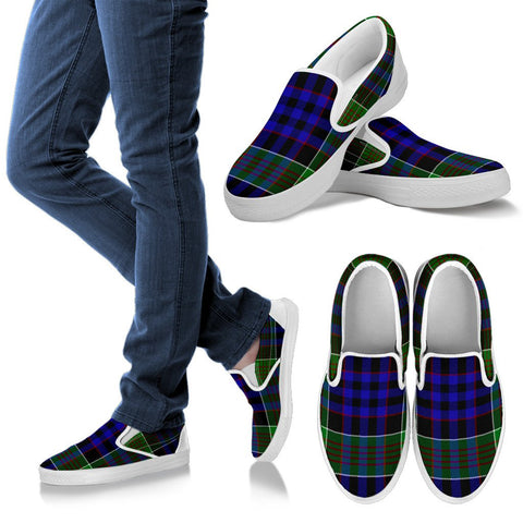 NEWMAN TARTAN SLIP ONS