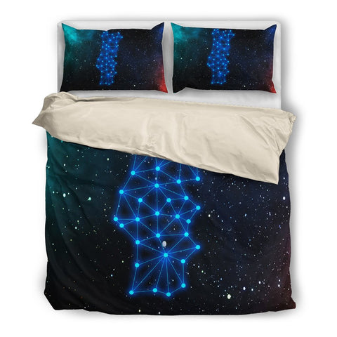 PORTUGAL GALAXY BEDDING SET N4 - WHITE