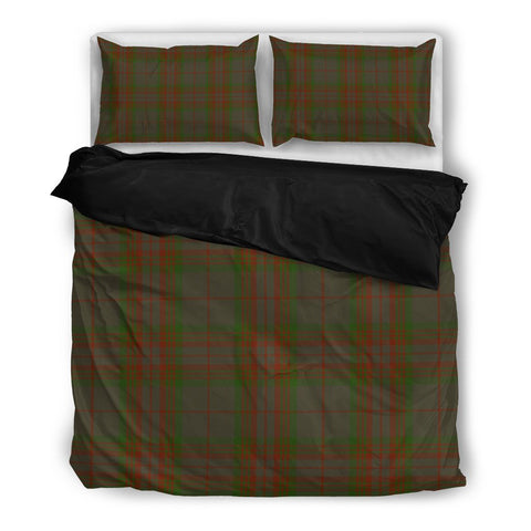 GRAY TARTAN BEDDING SET