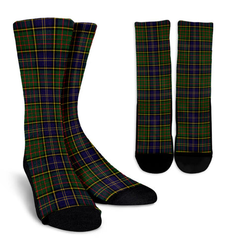 MACMILLAN HUNTING MODERN TARTAN CREW SOCKS