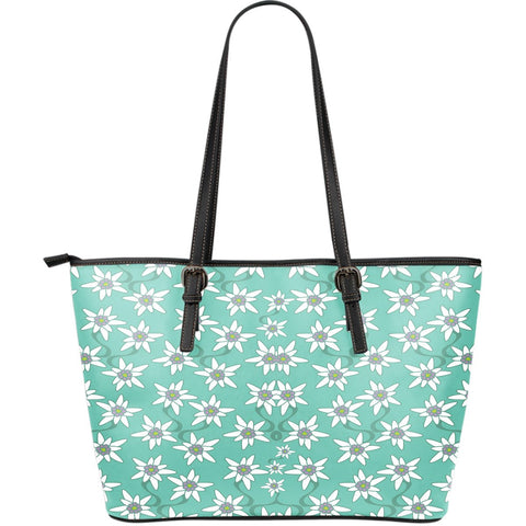 EDELWEISS FLOWER PATTERN LARGE LEATHER