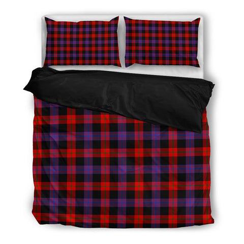 BROWN MODERN TARTAN BEDDING SET