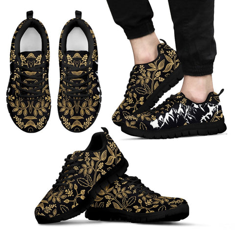 MOUNTAIN AND FLORAL SNEAKERS
