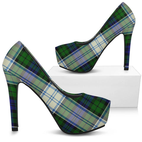 BLACKWATCH DRESS MODERN TARTAN HEELS