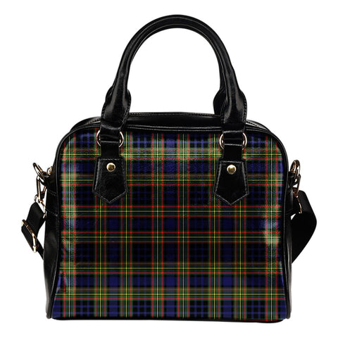 CLELLAND MODERN TARTAN SHOULDER HANDBAG