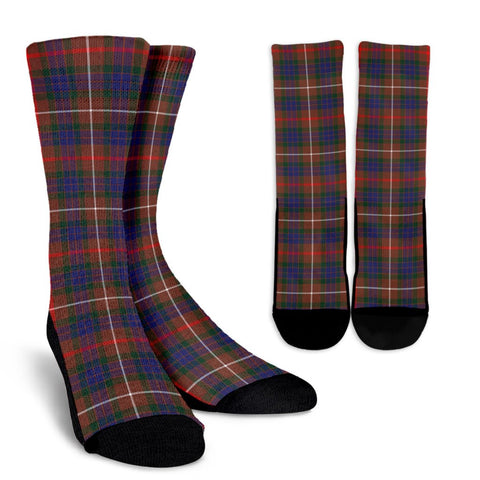 FRASER HUNTING MODERN TARTAN CREW SOCKS